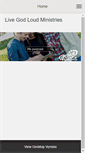 Mobile Screenshot of livegodloud.com